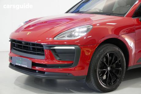 Red 2022 Porsche Macan Wagon