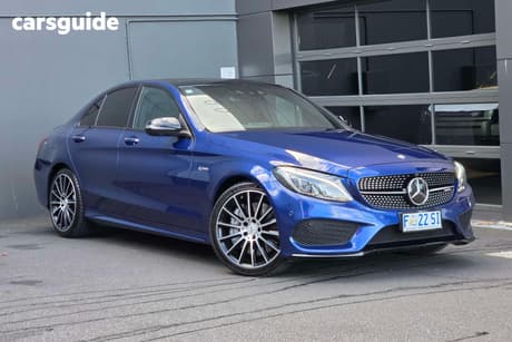 Blue 2016 Mercedes-Benz C43 Sedan 43