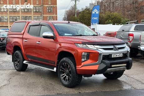 Orange 2019 Mitsubishi Triton Dual Cab Pick-up Toby Price Edition