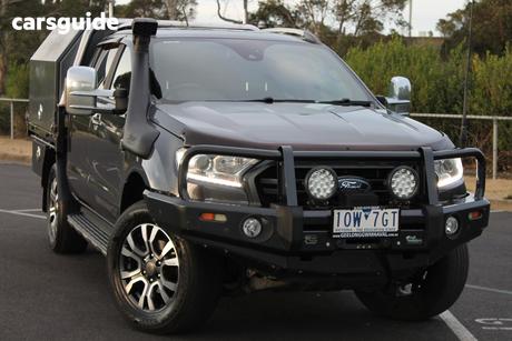 Grey 2019 Ford Ranger Double Cab Pick Up Wildtrak 2.0 (4X4)