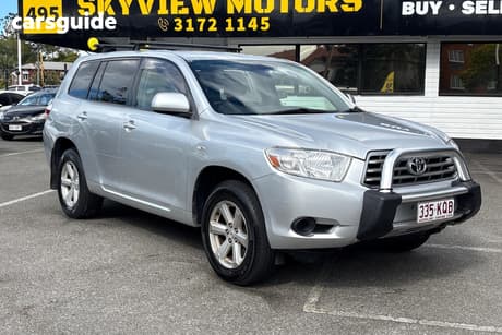 Silver 2007 Toyota Kluger Wagon Kx-R (4X4) 7 Seat
