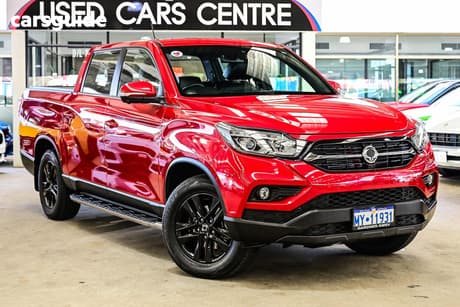 Red 2021 Ssangyong Musso XLV Crew Cab Utility Ultimate