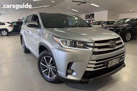Silver 2019 Toyota Kluger Wagon Gxl (4X4)