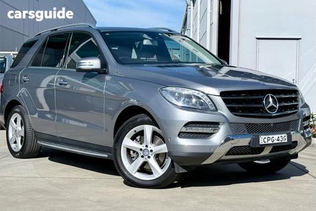 Silver 2013 Mercedes-Benz ML250 Wagon Cdi Bluetec (4X4)
