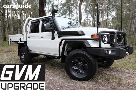 White 2024 Toyota Landcruiser 70 Series Double Cab Chassis Lc79 Gxl + Diff Locks