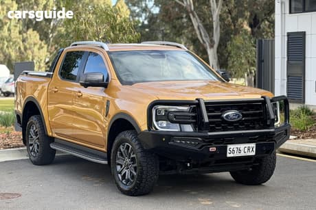Yellow 2022 Ford Ranger Double Cab Pick Up Wildtrak 3.0 (4X4)