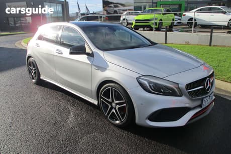 Silver 2016 Mercedes-Benz A250 Hatchback Sport