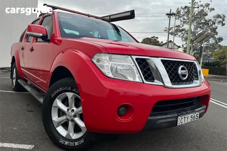 Red 2012 Nissan Navara Dual Cab Pick-up St (4X4)