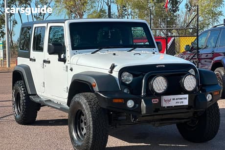 White 2017 Jeep Wrangler Unlimited Softtop Sport (4X4)
