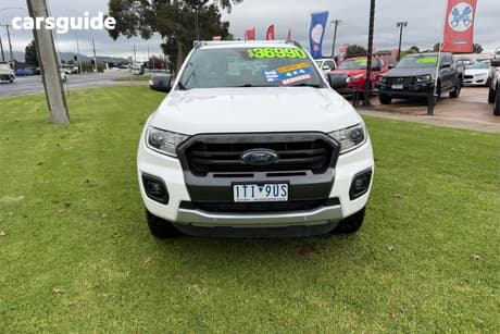 White 2021 Ford Ranger Double Cab Pick Up Wildtrak 2.0 (4X4)