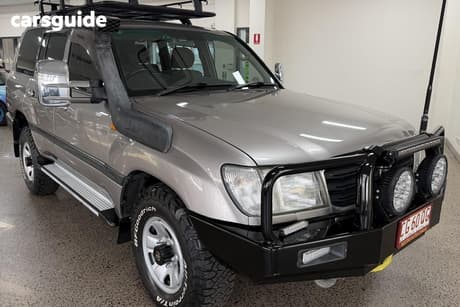 Silver 2004 Toyota Landcruiser Wagon Gxl (4X4)