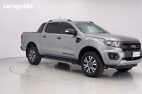 Silver 2019 Ford Ranger Double Cab Pick Up Wildtrak 2.0 (4X4)