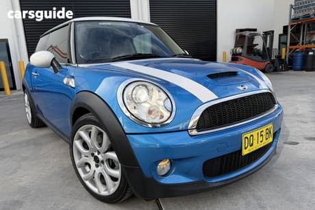 Blue 2009 Mini Cooper Hatchback