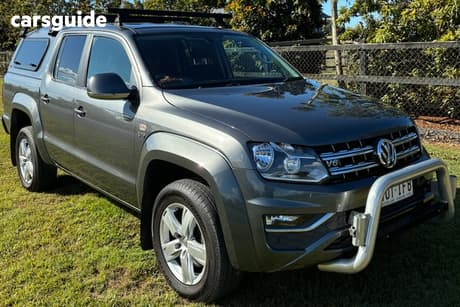 Grey 2018 Volkswagen Amarok Dual Cab Utility V6 Tdi 550 Highline