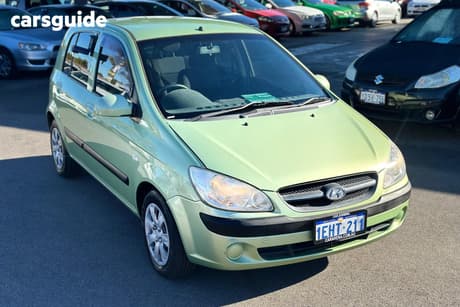 Green 2008 Hyundai Getz Hatch SX TB MY09