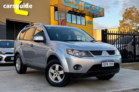 Silver 2008 Mitsubishi Outlander Wagon Vr (7 Seat)