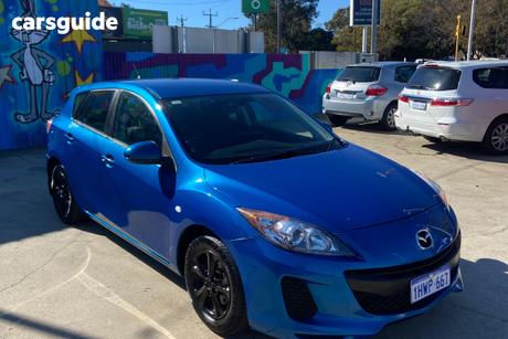 Blue 2012 Mazda 3 Hatchback Neo