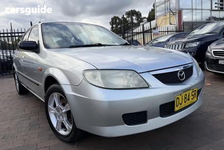 Silver 2003 Mazda 323 Hatchback Astina