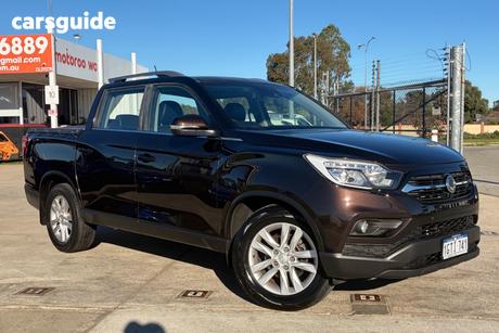 Red 2019 Ssangyong Musso Dual Cab Utility Elx