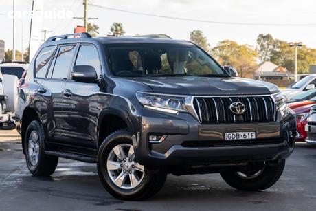 Grey 2021 Toyota Landcruiser Prado Wagon Gxl