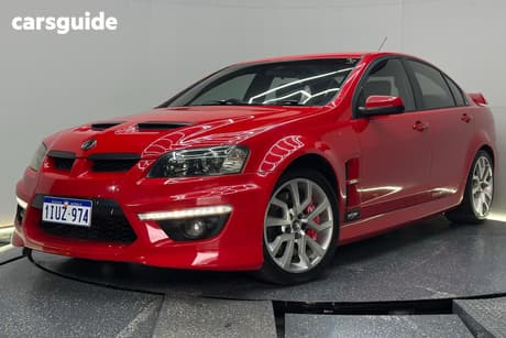 Red 2009 HSV Clubsport Sedan R8 R