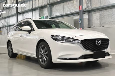 White 2018 Mazda 6 Wagon Sport