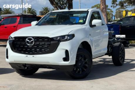 White 2026 Mazda BT-50 Freestyle Cab Chassis Xt (4X2)