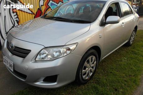 Silver 2007 Toyota Corolla Sedan Ascent