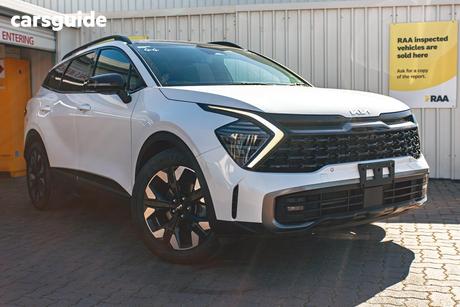White 2021 Kia Sportage Wagon Gt-Line (Awd)