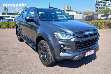 Grey 2023 Isuzu D-MAX Crew Cab Utility X-Terrain (4X4)