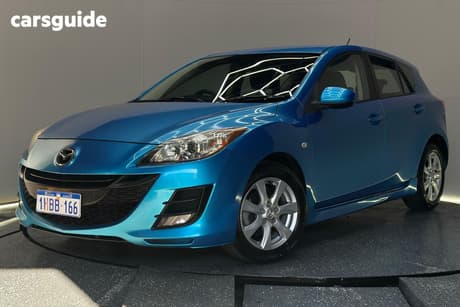 Blue 2009 Mazda 3 Hatchback Maxx Sport