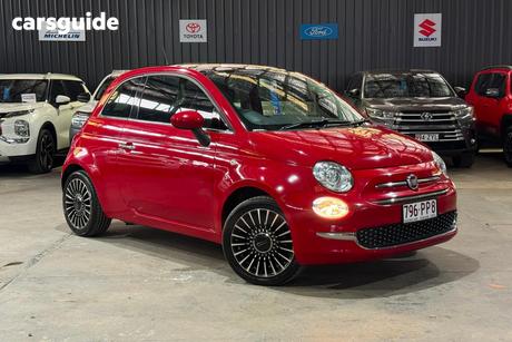 Red 2016 Fiat 500 Hatchback Lounge