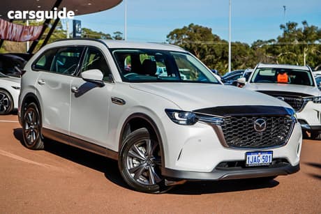 White 2024 Mazda CX-80 Wagon D50E Touring