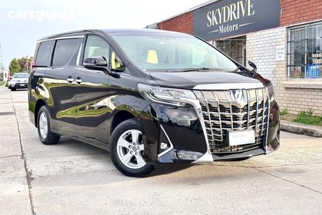 Black 2022 Toyota Alphard SUV HYBRID X AYH30