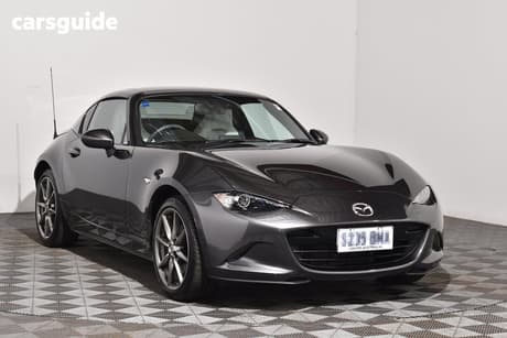 Grey 2021 Mazda MX-5 Convertible Rf Gt
