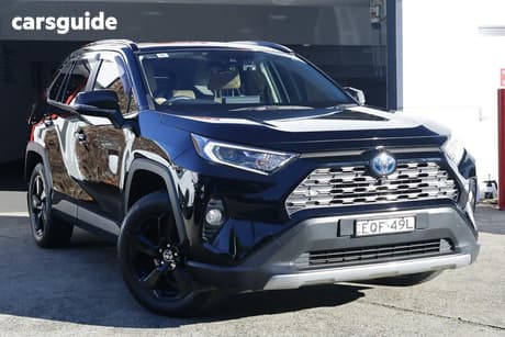 Black 2021 Toyota RAV4 Wagon Cruiser (2Wd) Hybrid