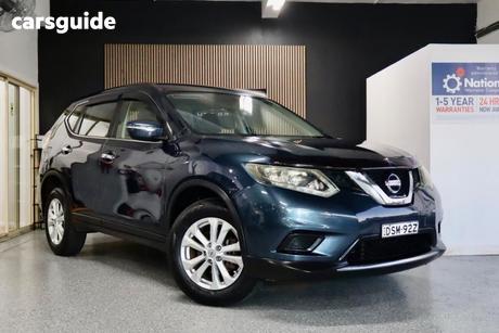 Blue 2015 Nissan X-Trail SUV ST
