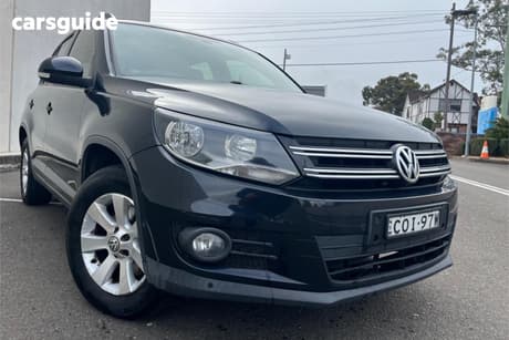 Black 2013 Volkswagen Tiguan Wagon 103 Tdi