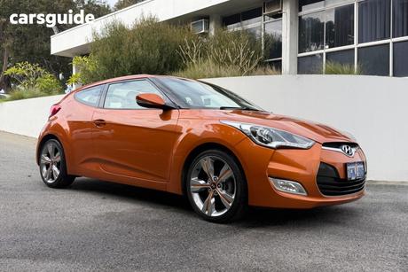 Orange 2012 Hyundai Veloster Coupe + FS MY13
