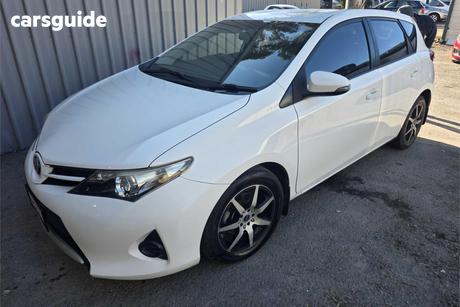 White 2013 Toyota Corolla Hatchback Ascent