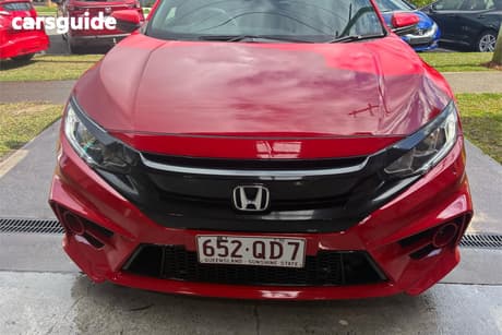 Red 2018 Honda Civic Hatchback Vti-S