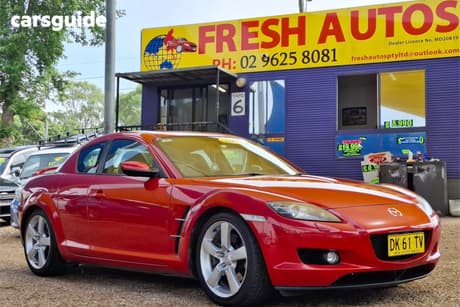 Red 2007 Mazda RX-8 Coupe