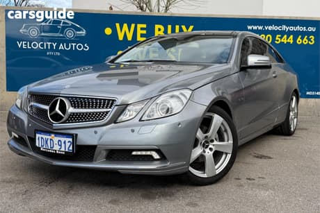 Silver 2010 Mercedes-Benz E250 Coupe Cgi Elegance