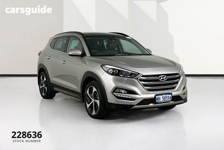 Beige 2017 Hyundai Tucson Wagon Highlander (Awd)