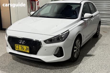 White 2019 Hyundai I30 Hatchback Active