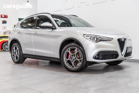 Silver 2018 Alfa Romeo Stelvio Wagon