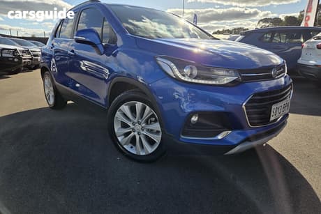Blue 2017 Holden Trax Wagon Ltz
