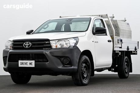 White 2023 Toyota Hilux Cab Chassis Workmate (4X2)