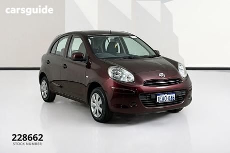 Purple 2012 Nissan Micra Hatchback St
