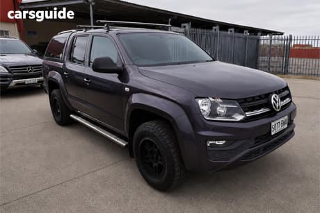 Blue 2017 Volkswagen Amarok Dual Cab Utility Tdi420 Core Plus (4X4)